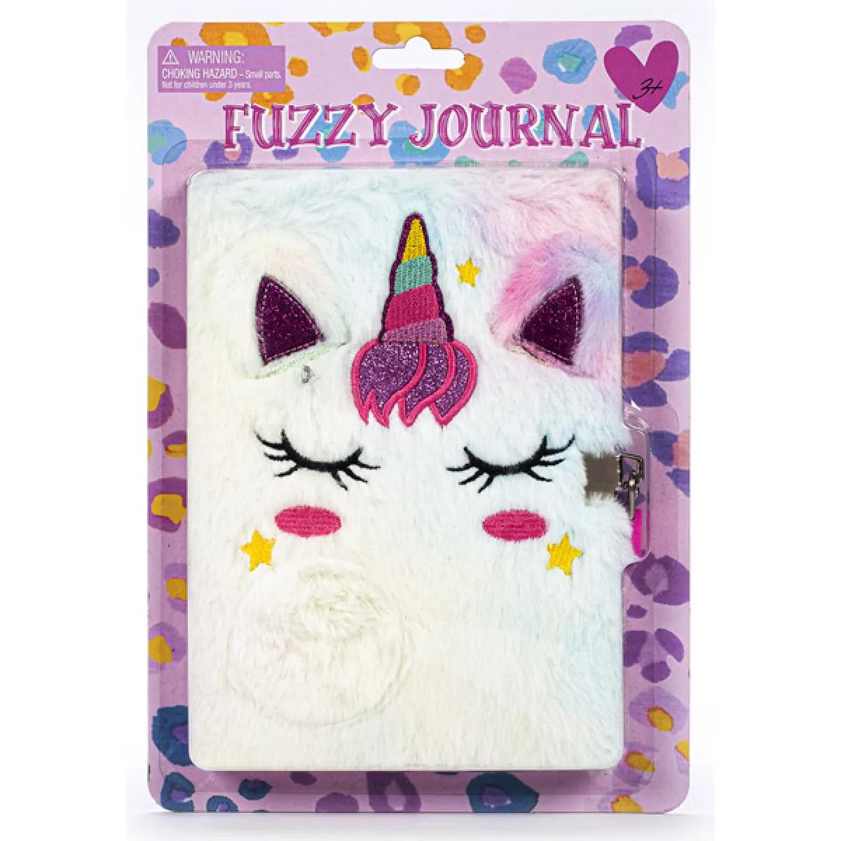 Plišani dnevnik sa ključem JEDNOROG 