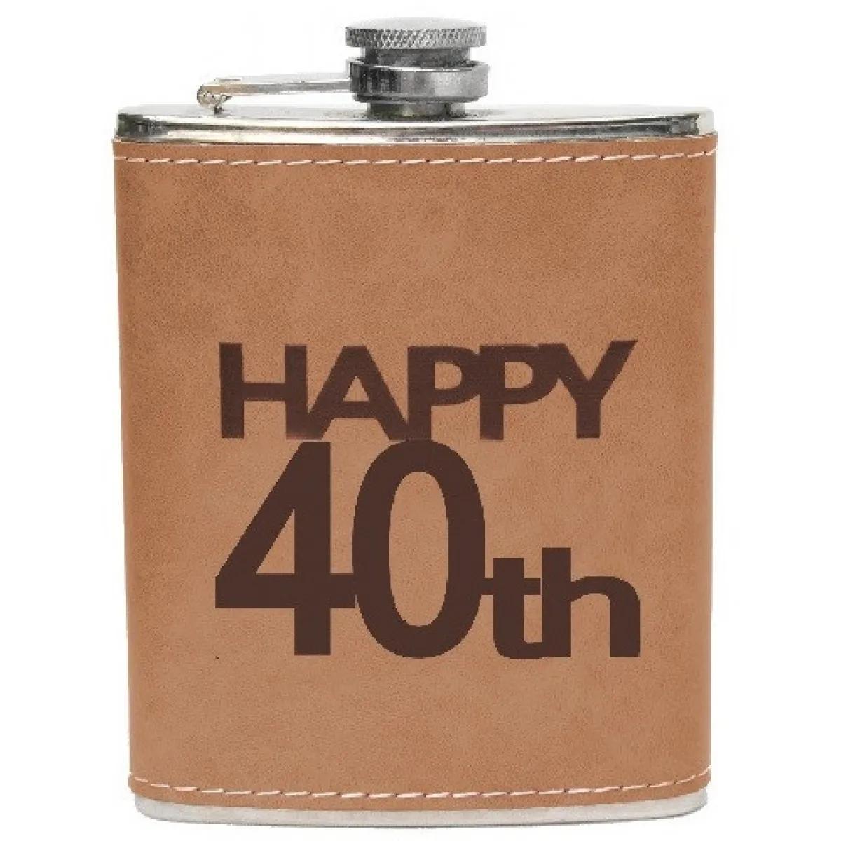 Metalna pljoska HAPPY 40th 