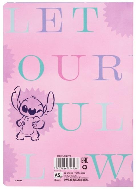 Sveska na linije A5 STITCH - YOUR GLOW 