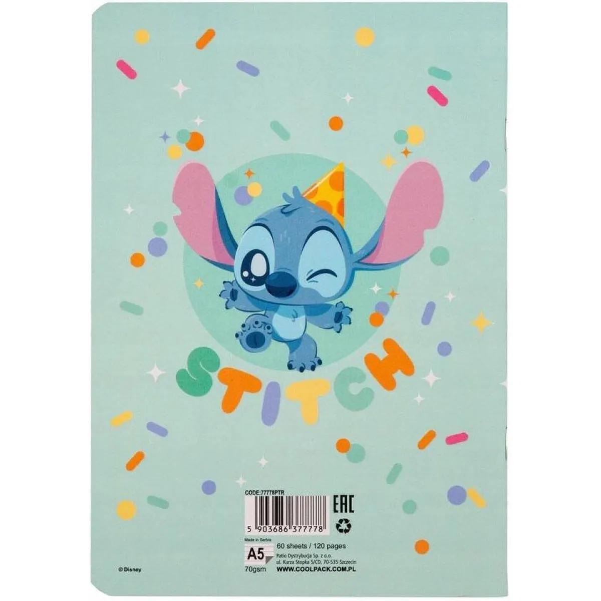 Sveska na linije A5 STITCH 