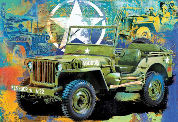 Puzzle MILITARY JEEP 550kom 