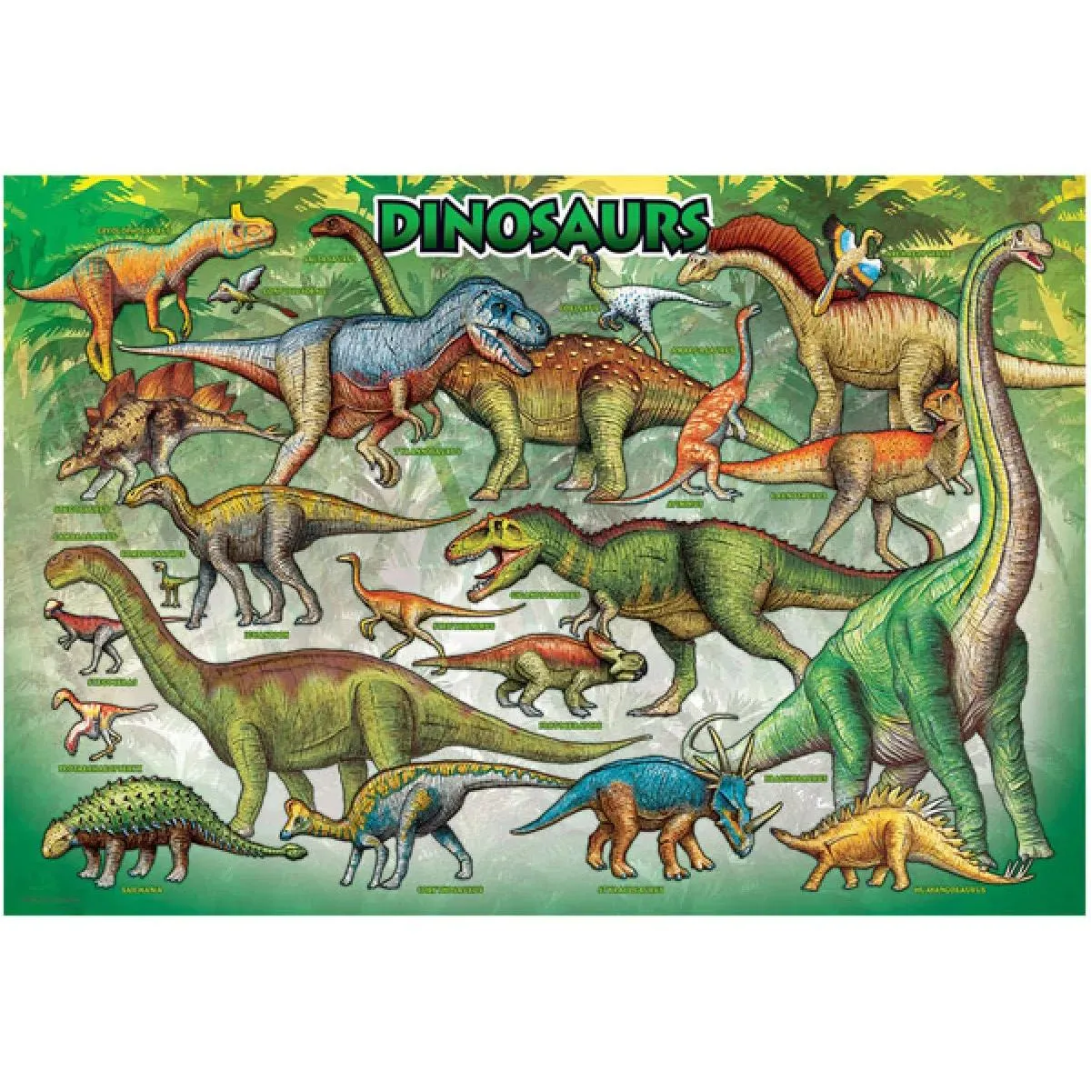 Puzzle za decu DINOSAURUS / KUTIJA ZA UZINU 