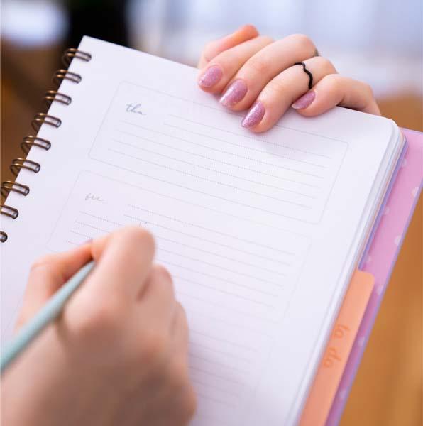 VICTORIA'S JOURNALS nedeljni planer B5 NARANDŽASTI 