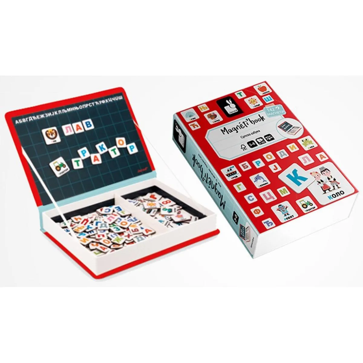 MAGNETNA KNJIGA SRPSKA AZBUKA 