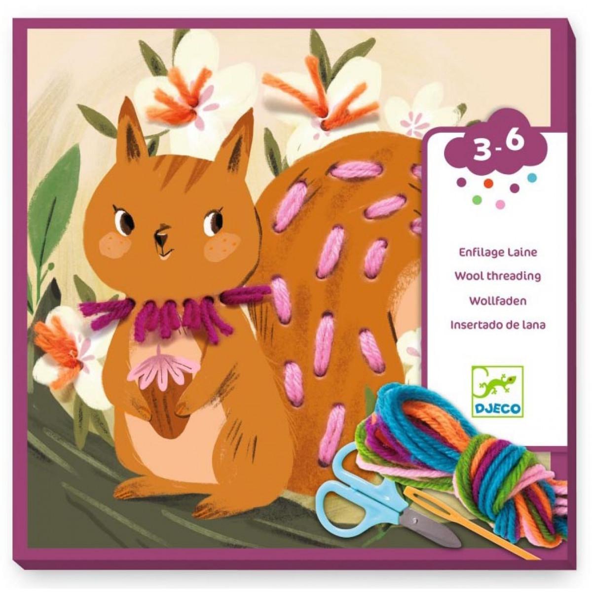 Kreativni set za šivenje ŠUMSKE ŽIVOTINJE 