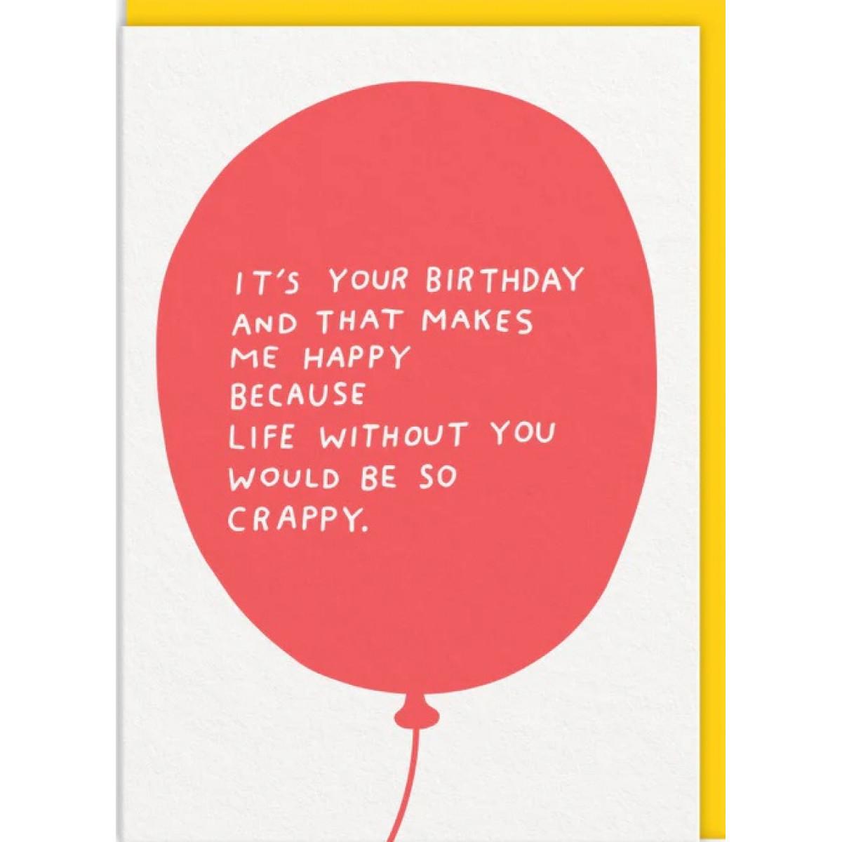 Rođendanska čestitka BIRTHDAY BALLOON 