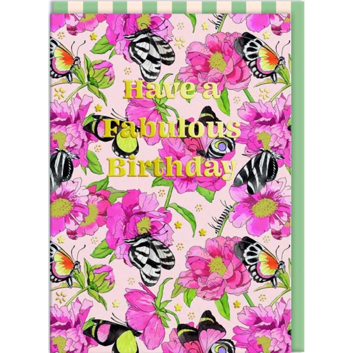 Rođendanska čestitka  FABULOUS BIRTHDAY 