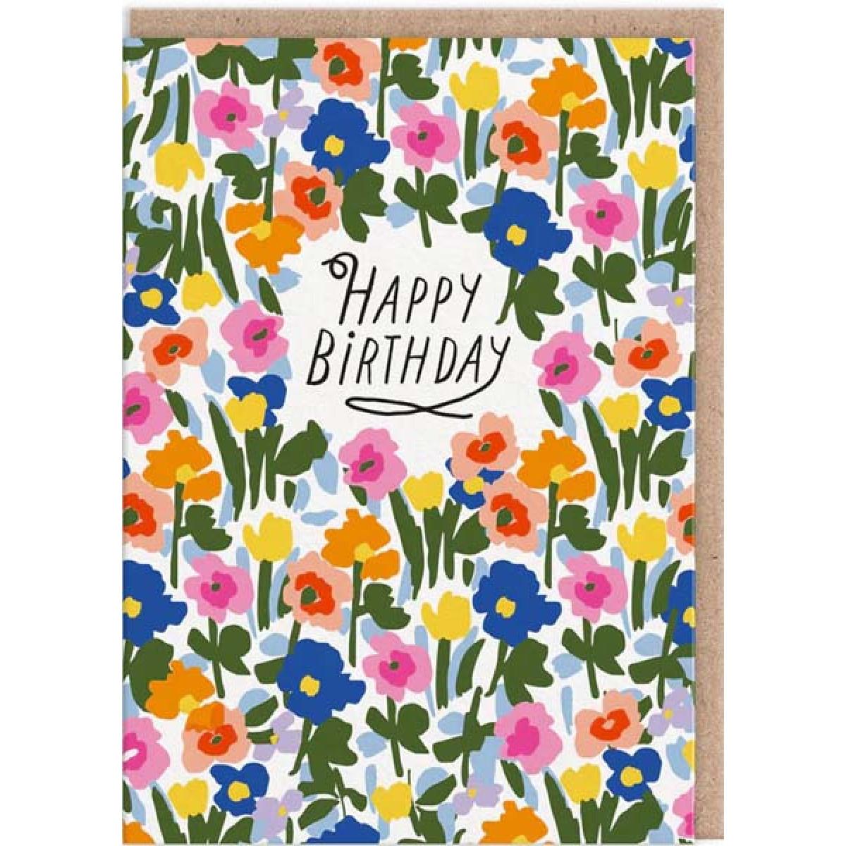 Rođendanska čestitka MEADOW FLOWERS 