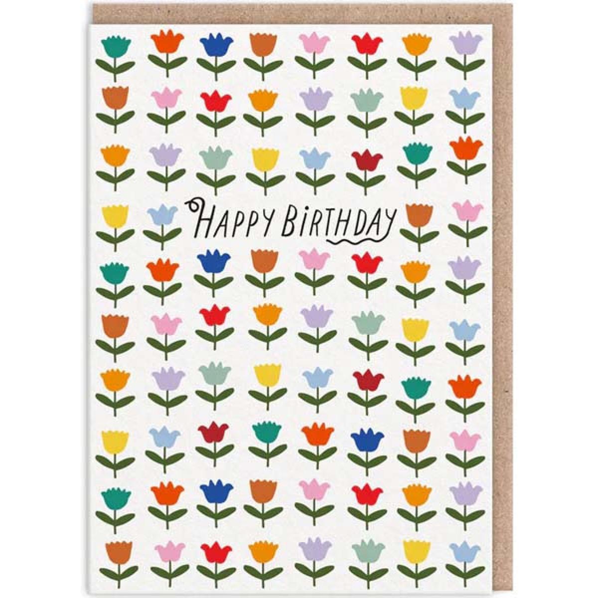 Rođendanska čestitka TULIPS 