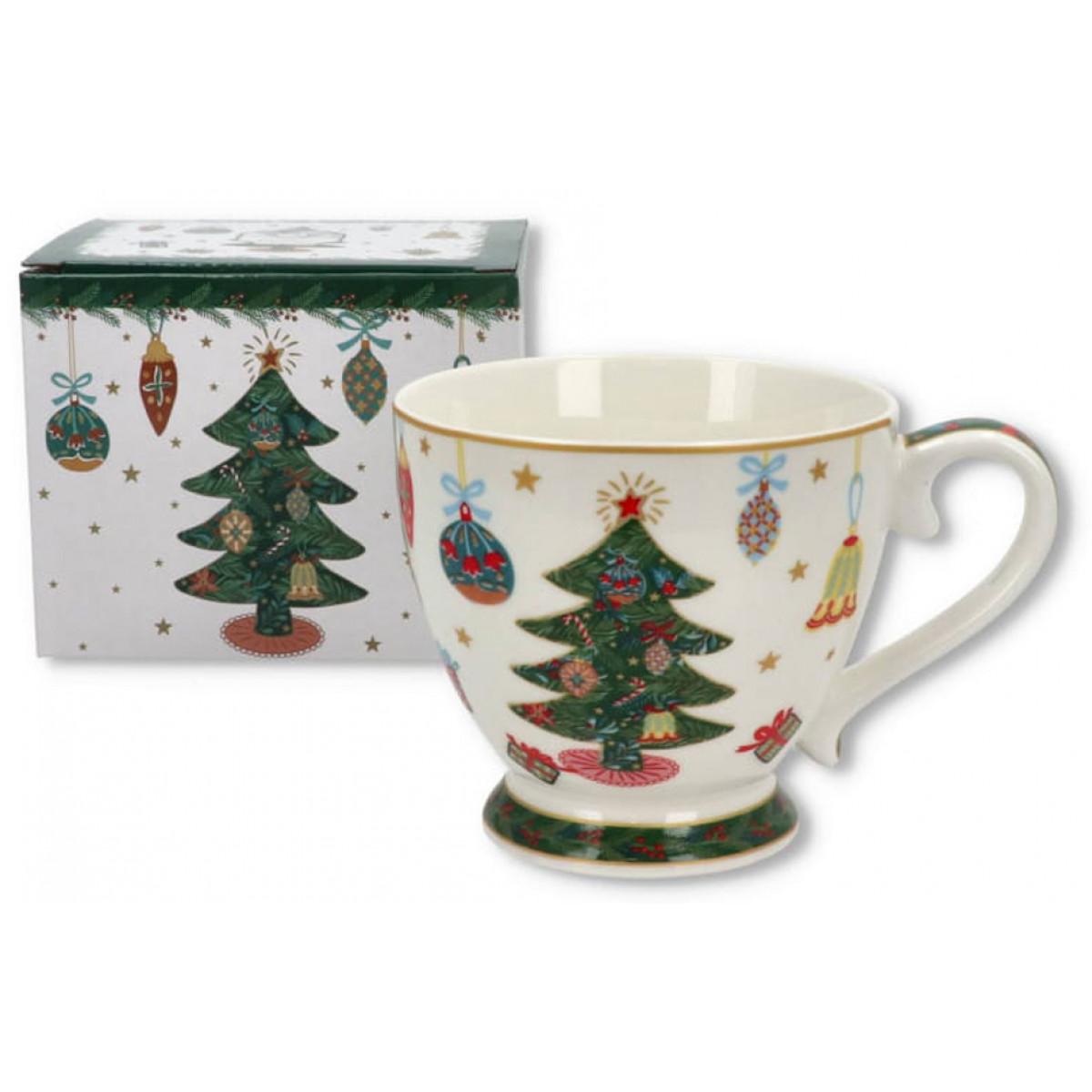 Novogodišnja šolja BOŽIĆNO DRVCE 430ml 