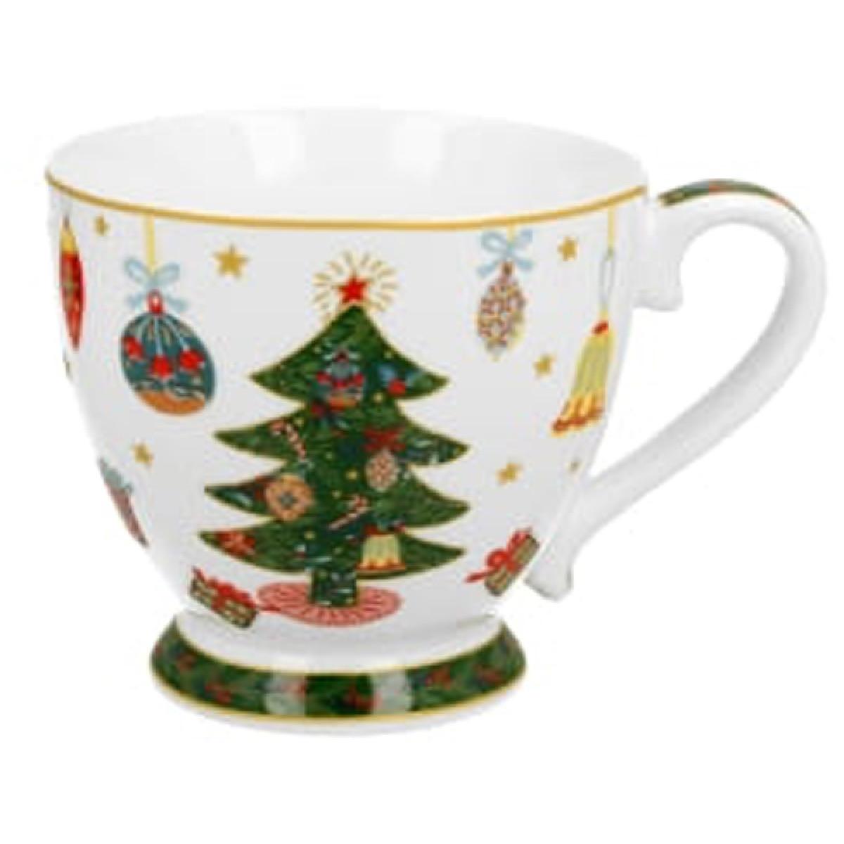 Novogodišnja šolja BOŽIĆNO DRVCE 430ml 