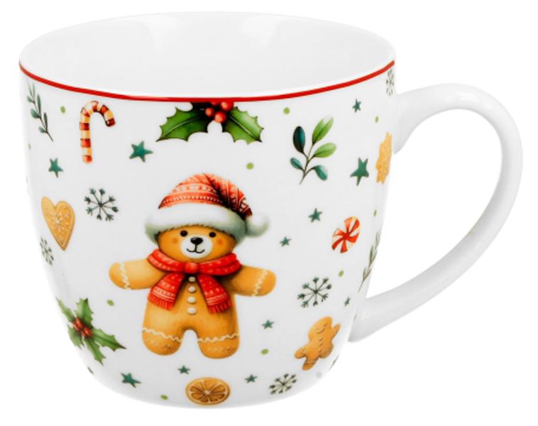 Novogodišnja šolja BOŽIĆNI KEKSIĆ 460ml 