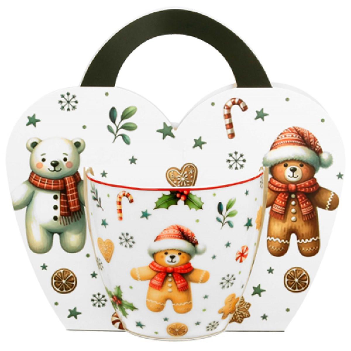 Novogodišnja šolja BOŽIĆNI KEKSIĆ 460ml 