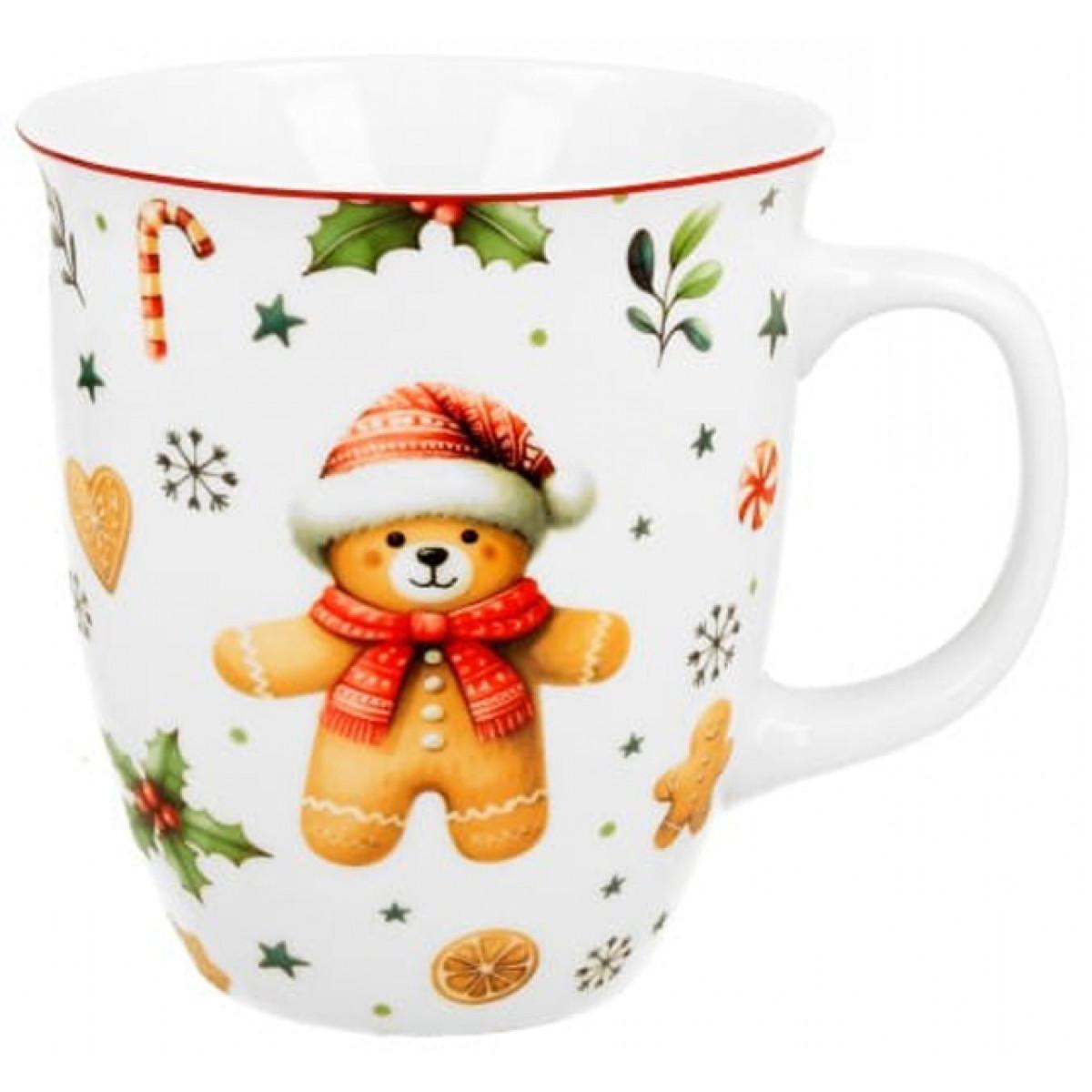 Novogodišnja šolja BOŽIĆNI KEKSIĆ 650ml 