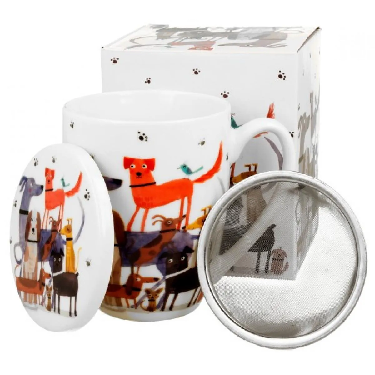 Šolja sa infuzerom DOG'S WORLD - DOG WALK 430ml 