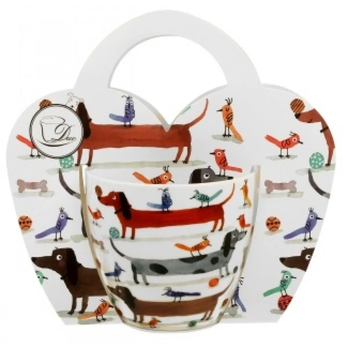 Velika šolja DOG'S WORLD - LONG DOGS 460ml 