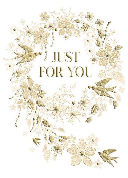 Rođendanska čestitka GOLDEN SWALLOW 