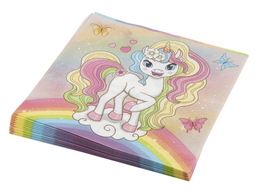 Rođendanske salvete 33x33cm UNICORN 12 kom 