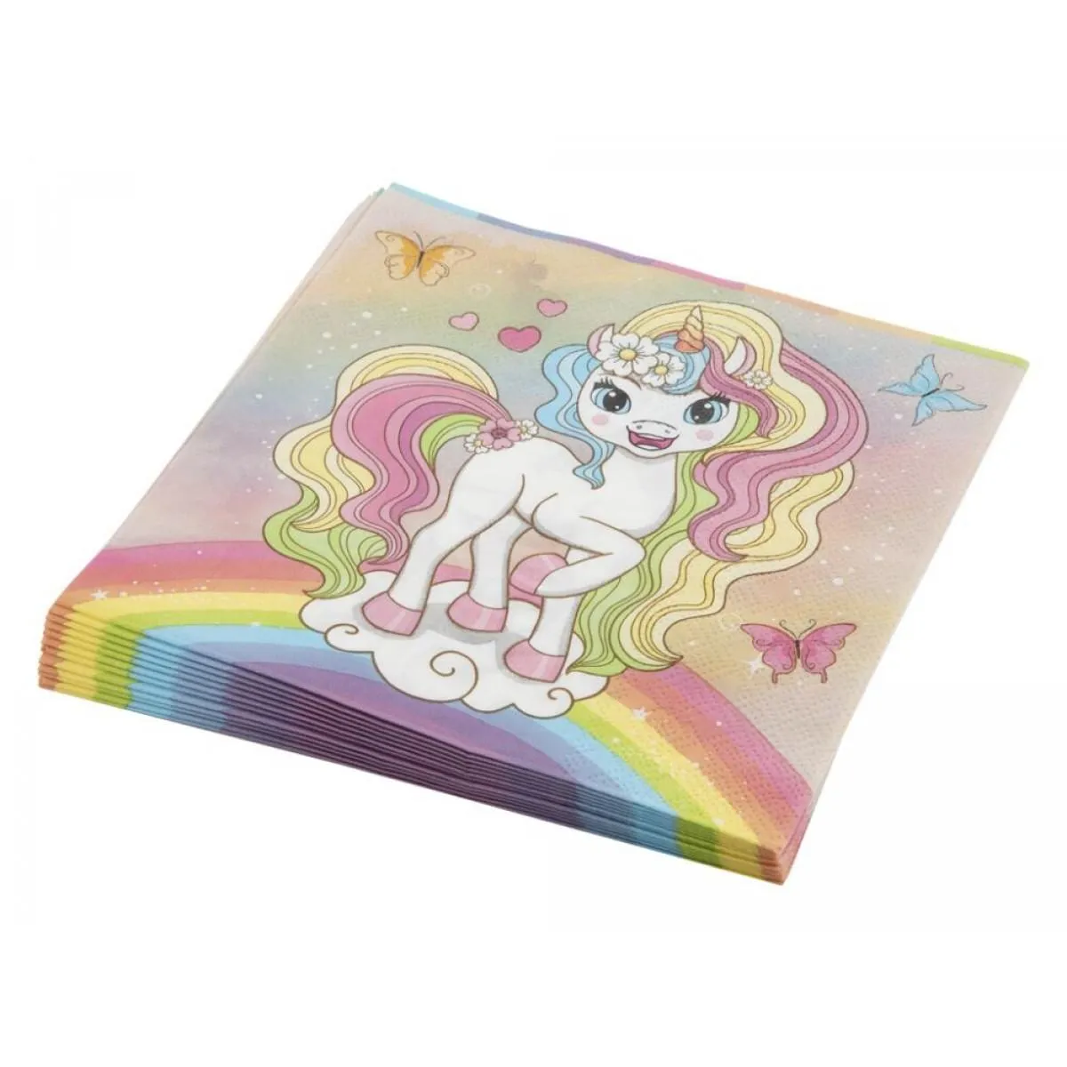 Rođendanske salvete 33x33cm UNICORN 12 kom 