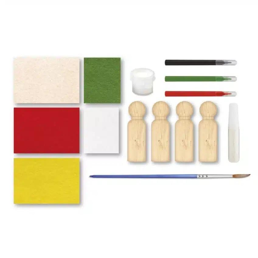 Figurice za dekorisanje NOVA GODINA, 4 kom 