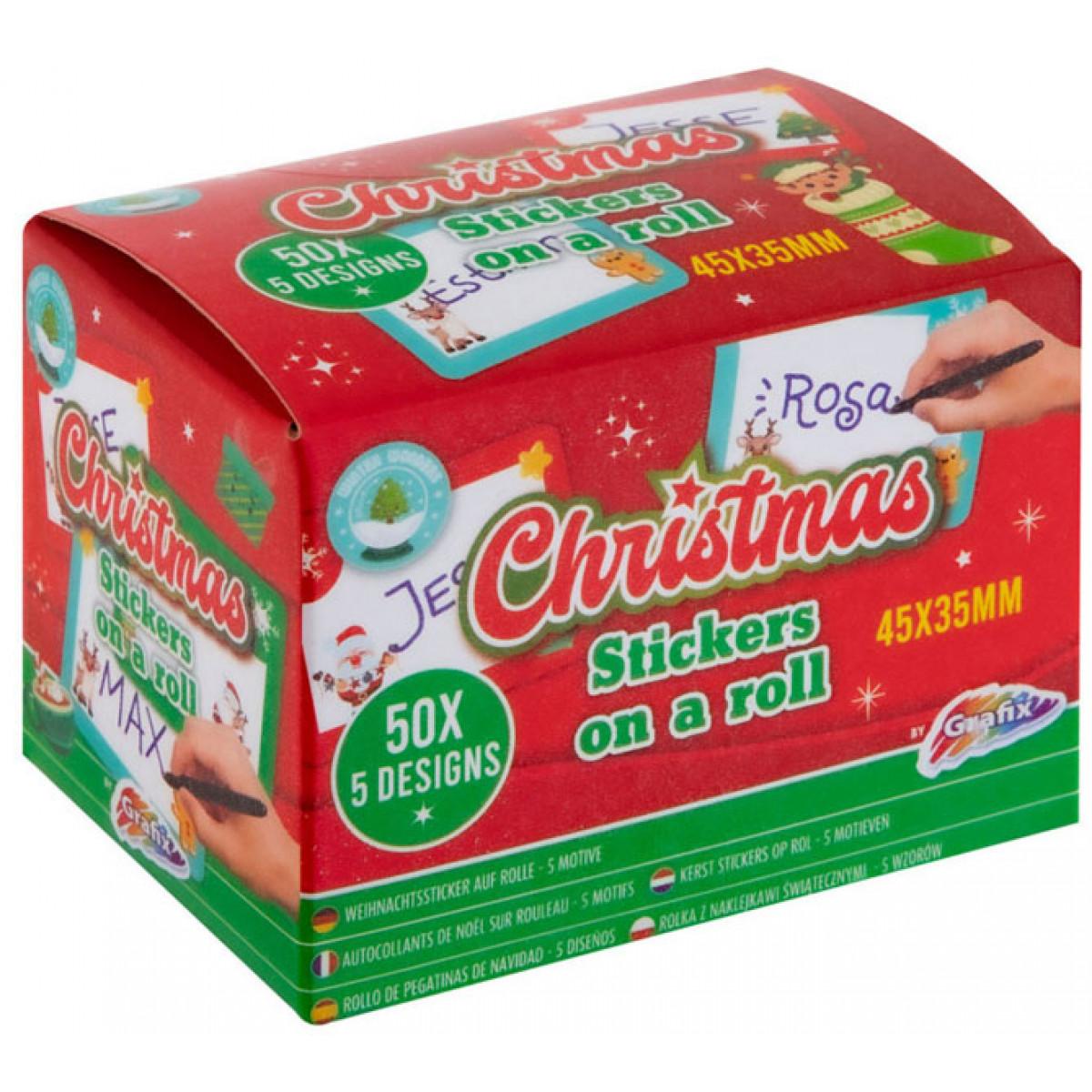 Novogodišnji stikeri 50kom 