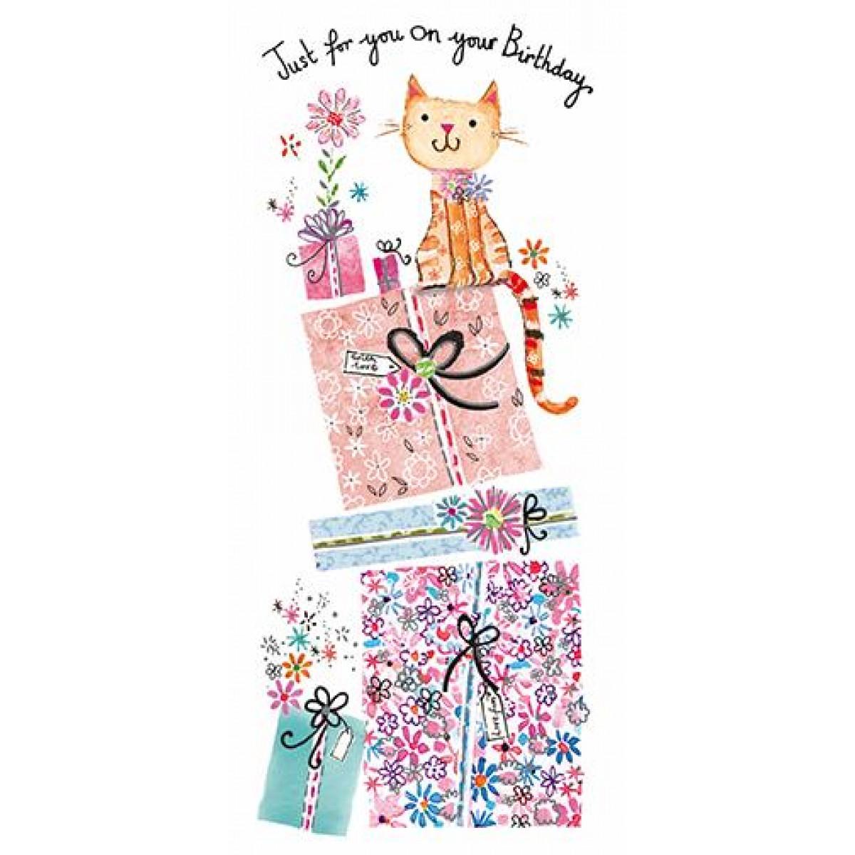 Rođendanska čestitka STACKED BIRTHDAY PRESENTS 