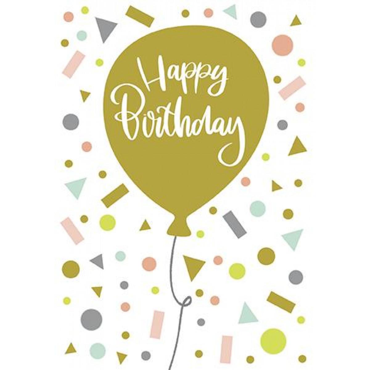 Rođendanska čestitka HAPPY BIRTHDAY BALLOON 