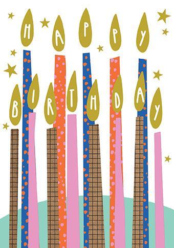 Rođendanska čestitka CANDLES COMIC 