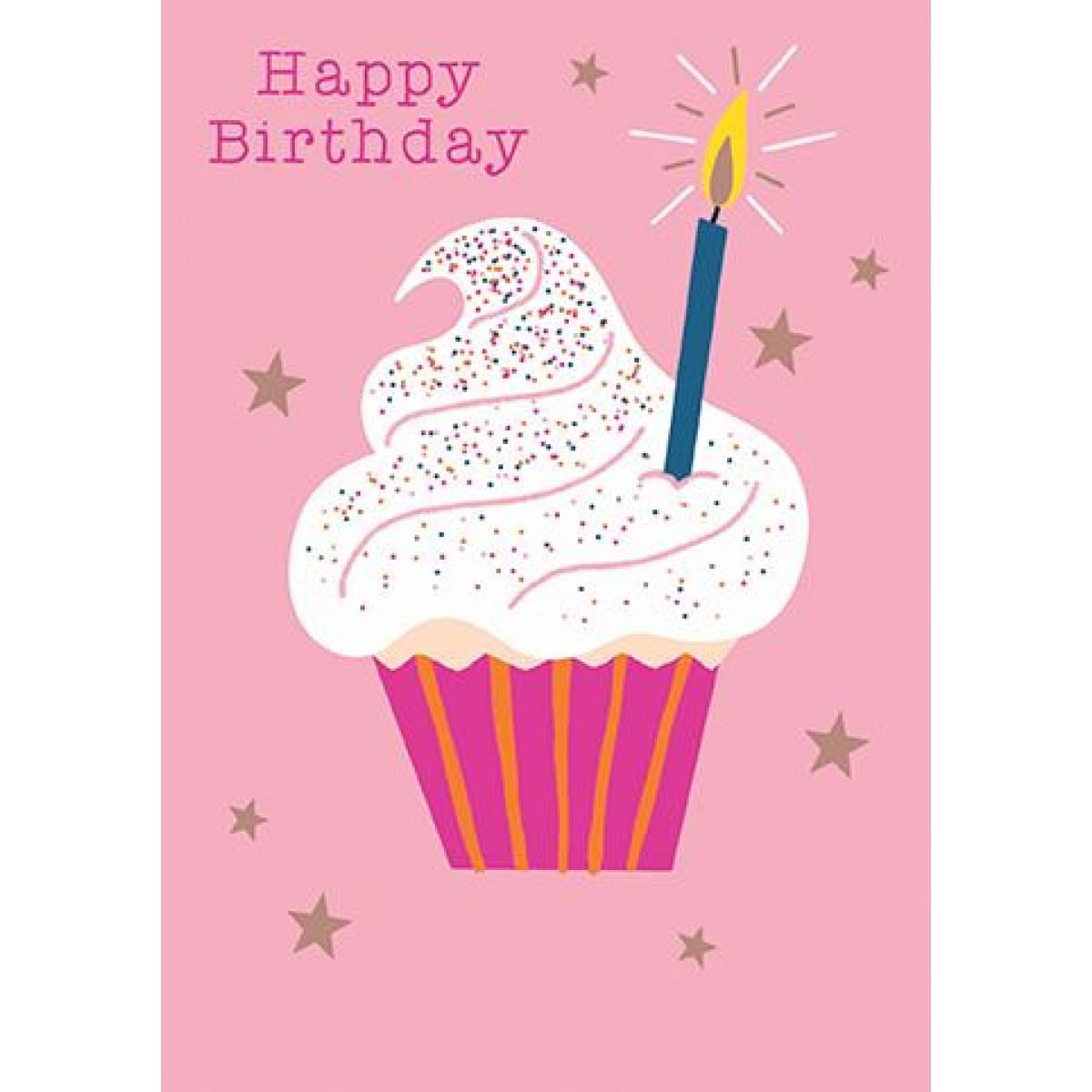 Rođendanska čestitka COLOURFUL CUPCAKE 
