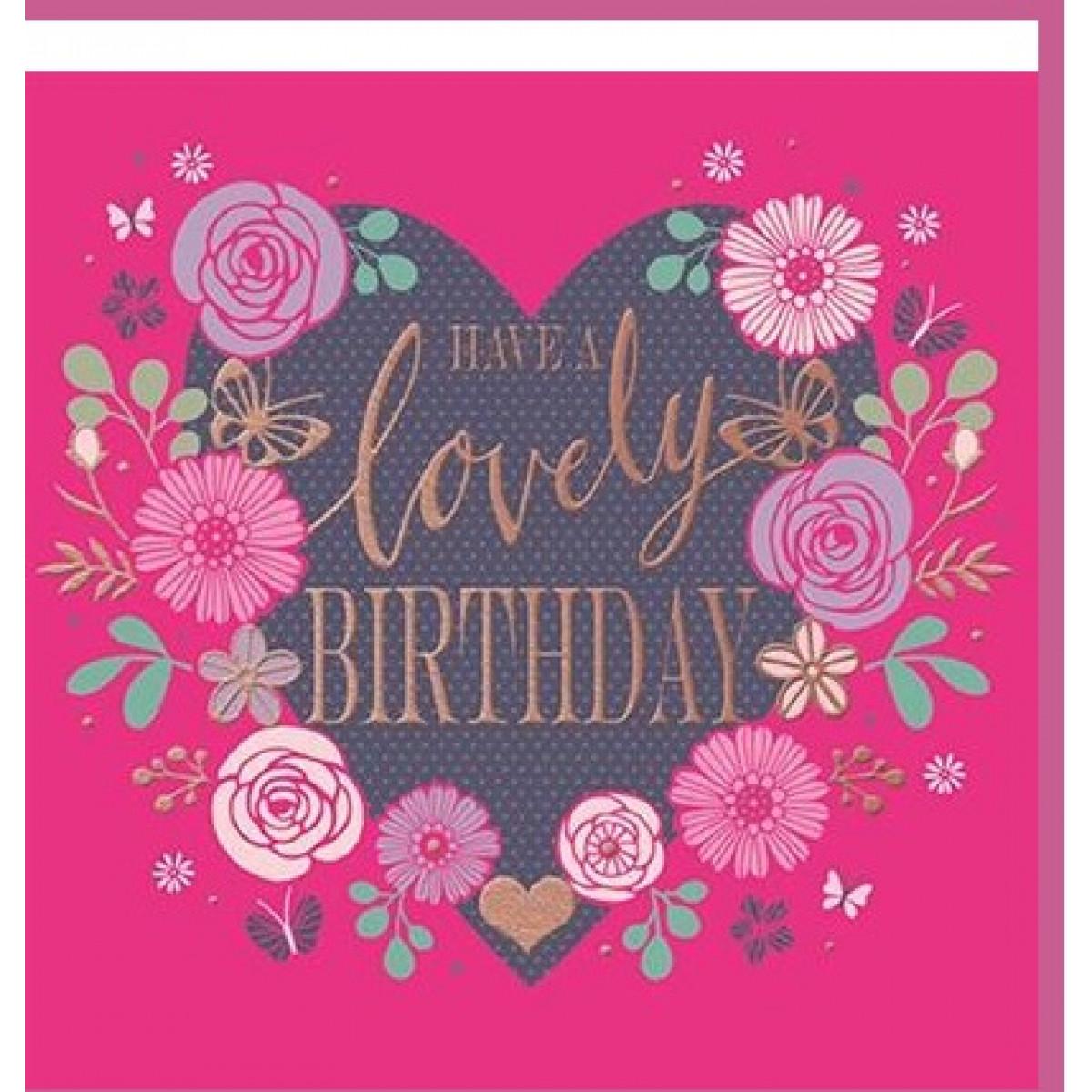 Rođendanska čestitka FLORAL HEART 