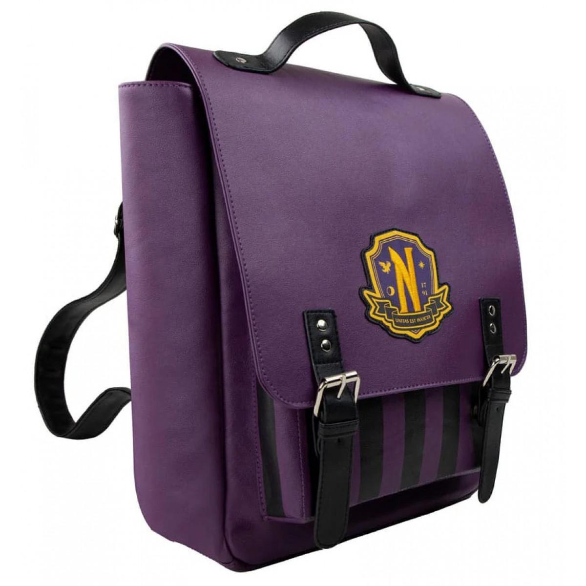Ranac / torba WEDNESDAY Nevermore academy purple 