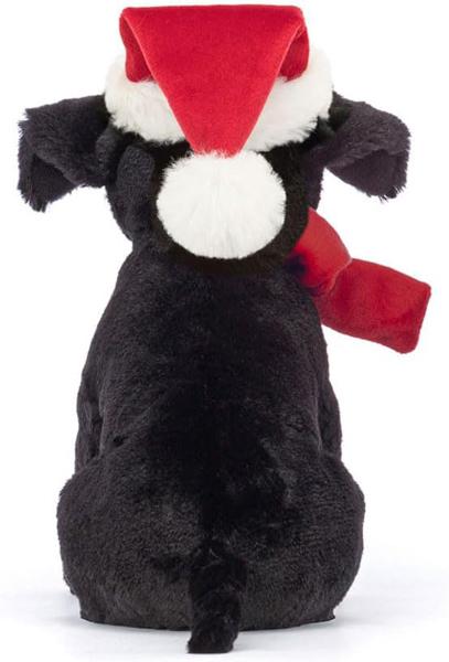 Novogodišnja plišana igračka  CRNI LABRADOR 