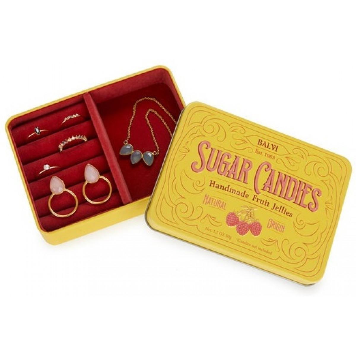 Ostava za nakit SUGAR CANDIES - ŽUTA 