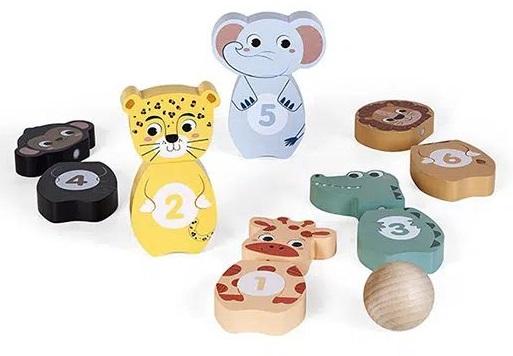 PINO drveni set za KUGLANJE 