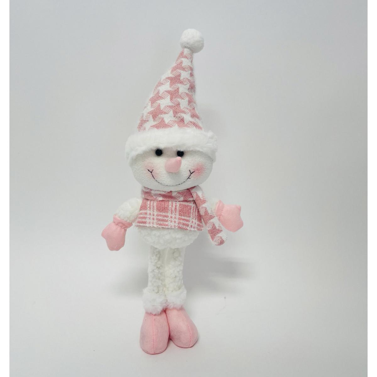 Novogodišnja dekoracija SNEŠKO DEVOJČICA 45cm 