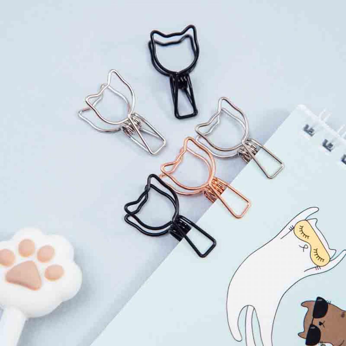 Privremene klamerice 33mm MESHU CUTE CATS 