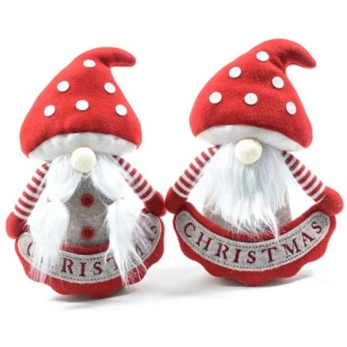 Novogodišnja dekoracija PATULJAK PEČURKA 30cm 