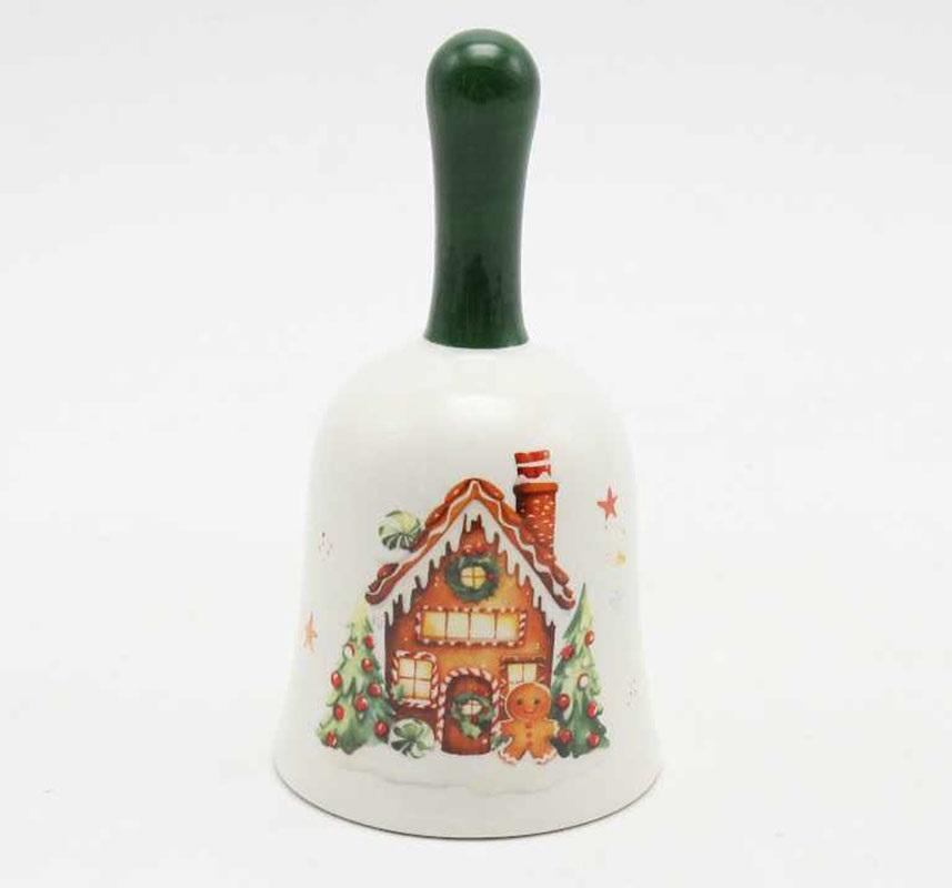 Novogodišnji ukras KERAMIČKO ZVONCE 15cm 