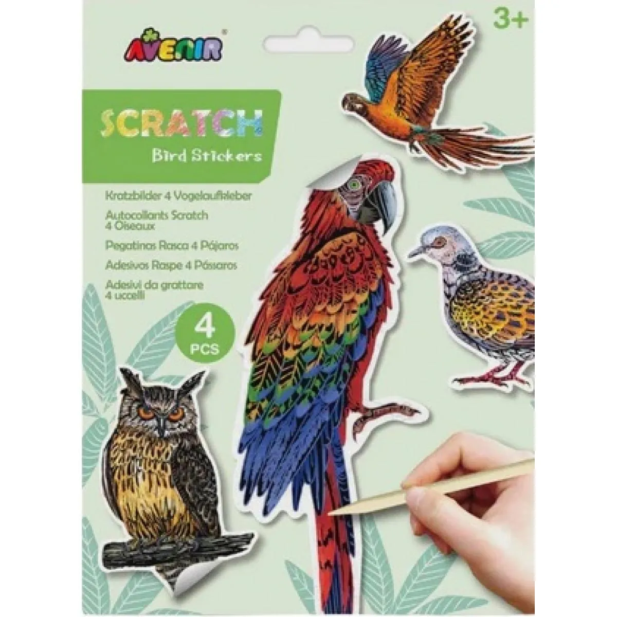 Stikeri za grebanje PTICE 