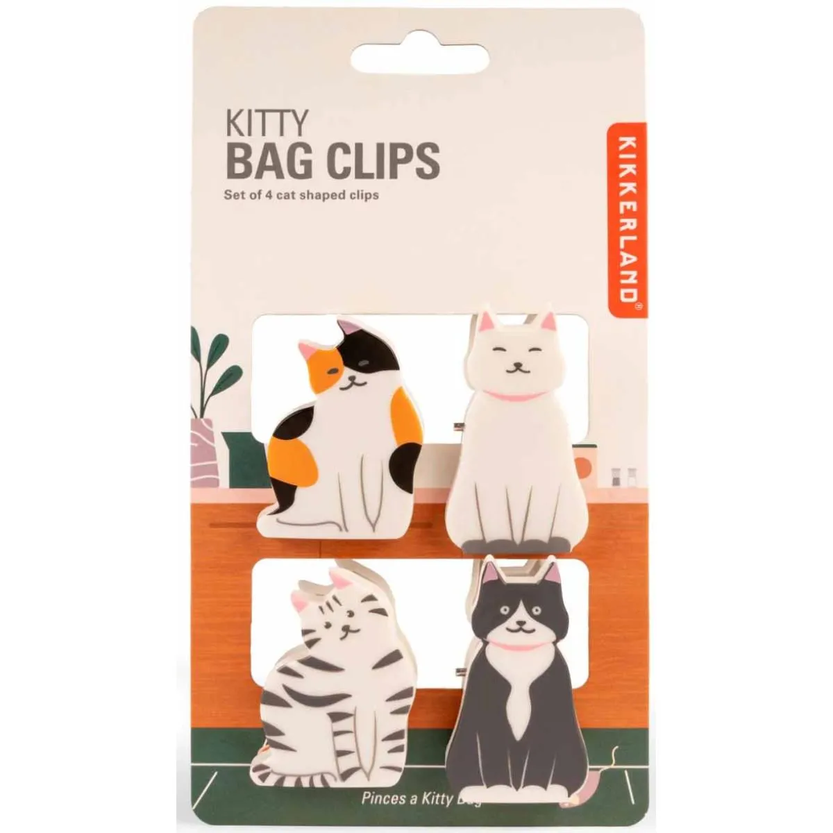 Štipaljke CAT BAG CLIPS S/4 
