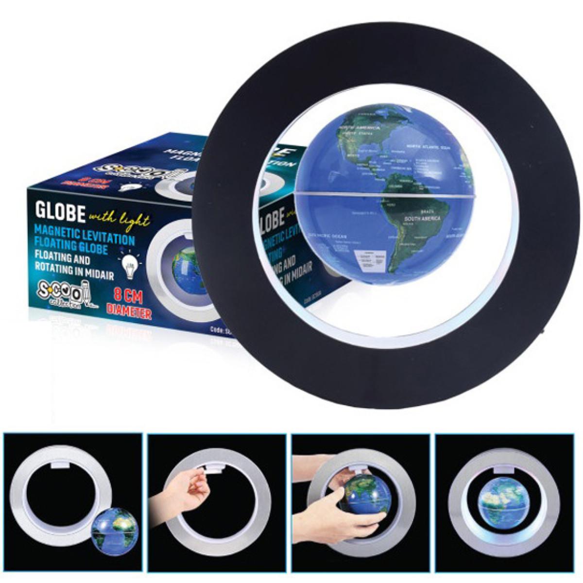 ŠKOLSKI GLOBUS LUX MAGNETNI 8CM SVETLEĆI SC1504 