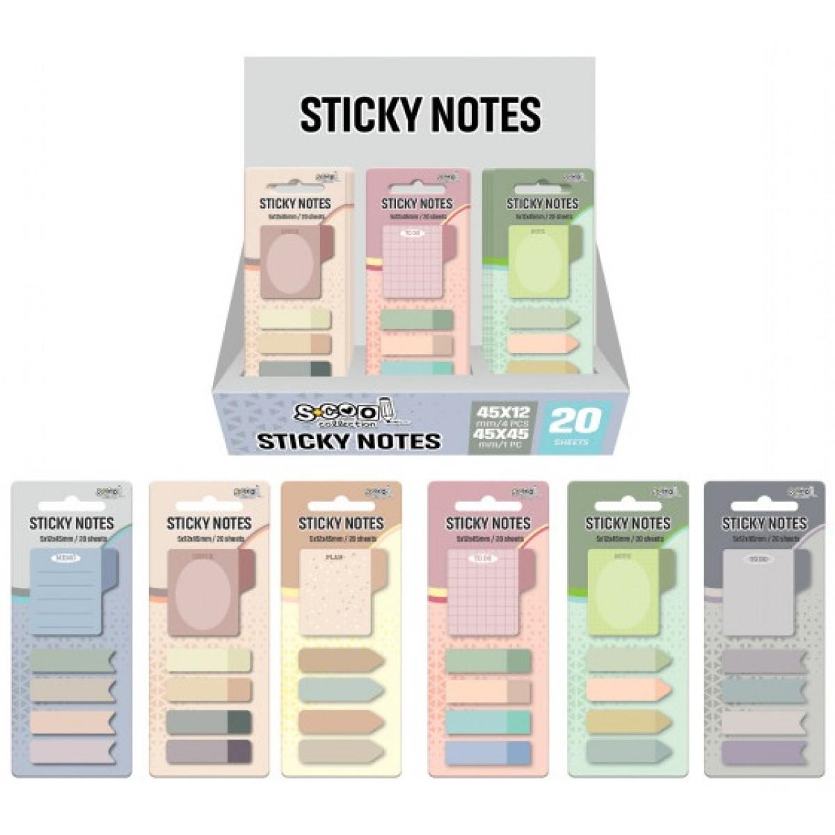 Samolepljiv o blokče 12x45mm 