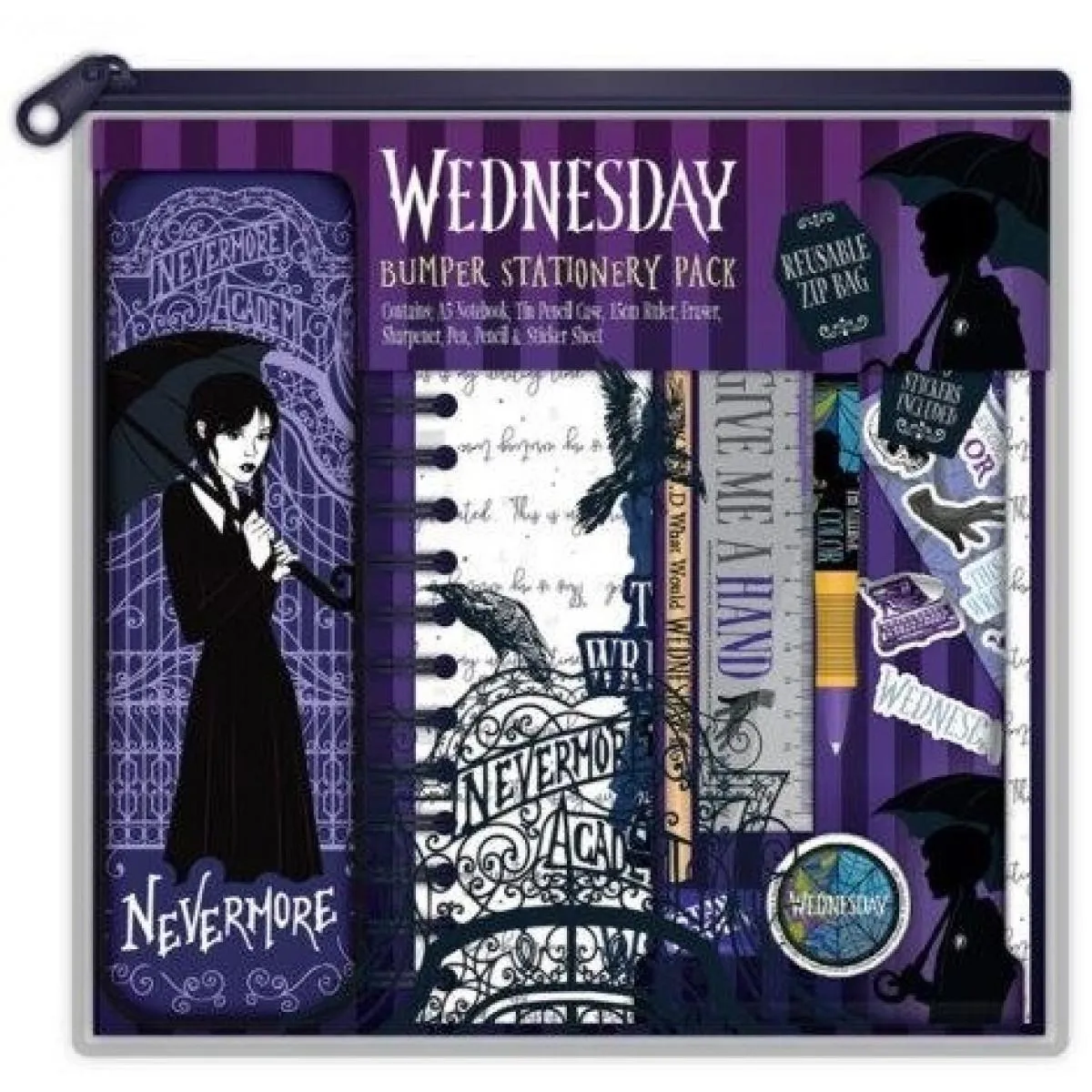 WEDNESDAY školski set BUMPER 