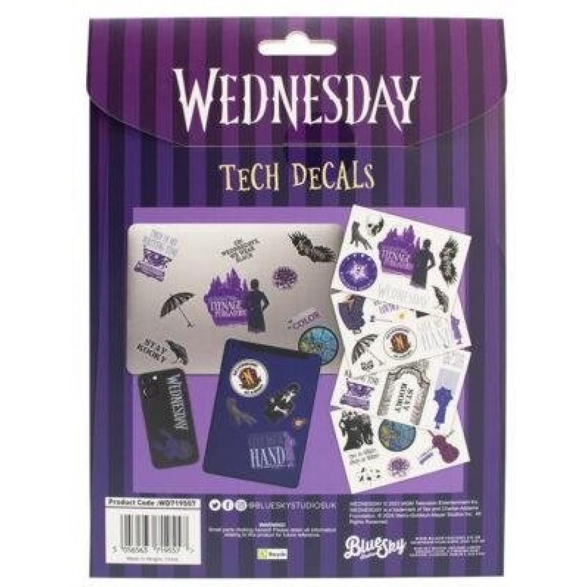 WEDNESDAY stikeri TECH DECALS 