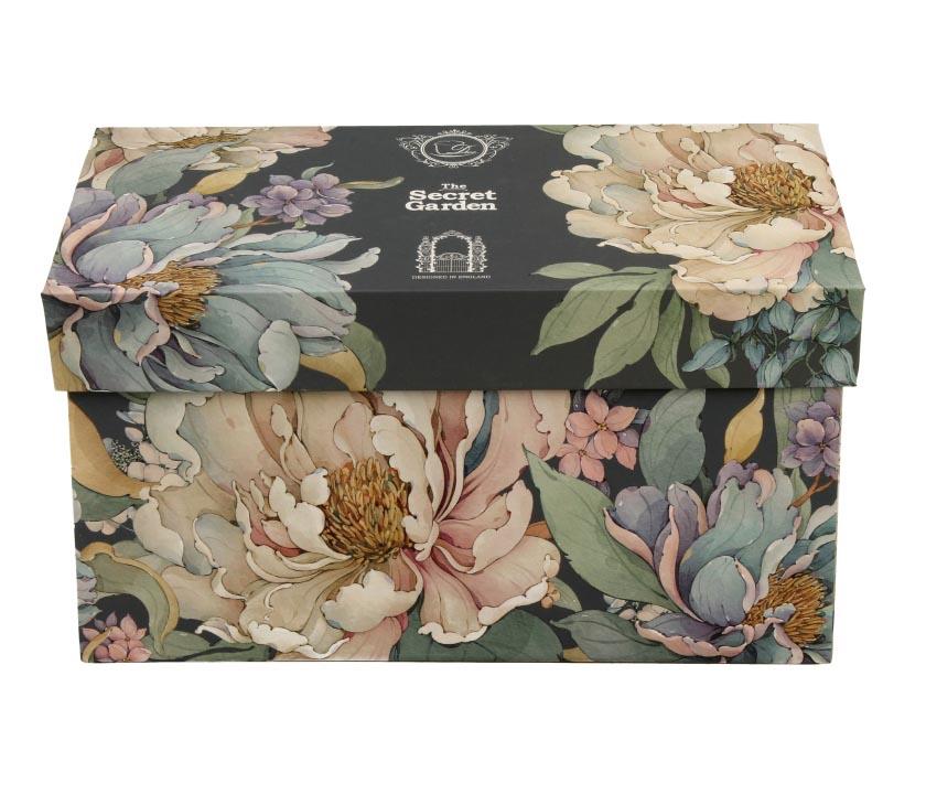 Komplet 2 šolje u poklon kutiji ROYAL PEONY BLUE 340ml 