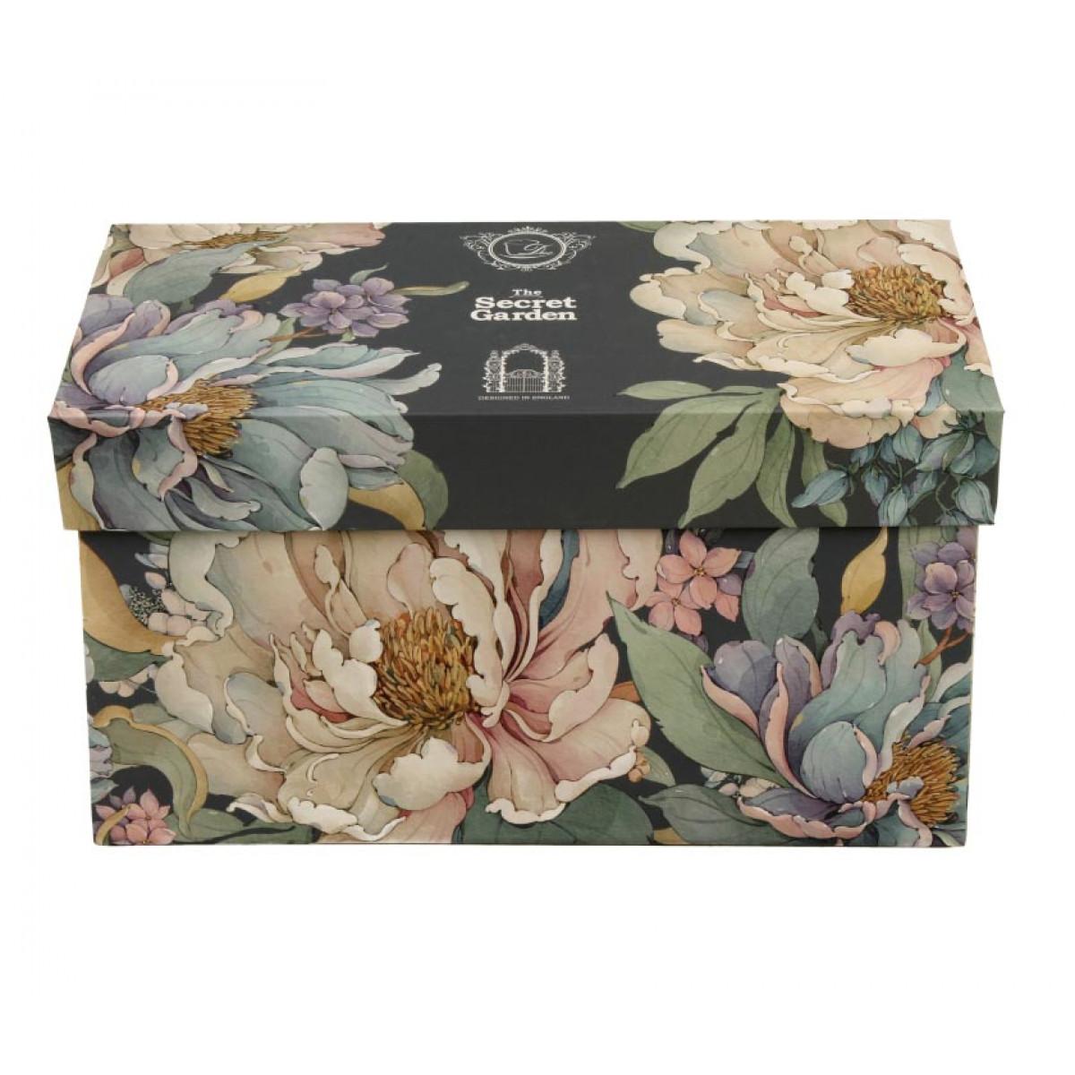 Komplet 2 šolje u poklon kutiji ROYAL PEONY BLUE 340ml 