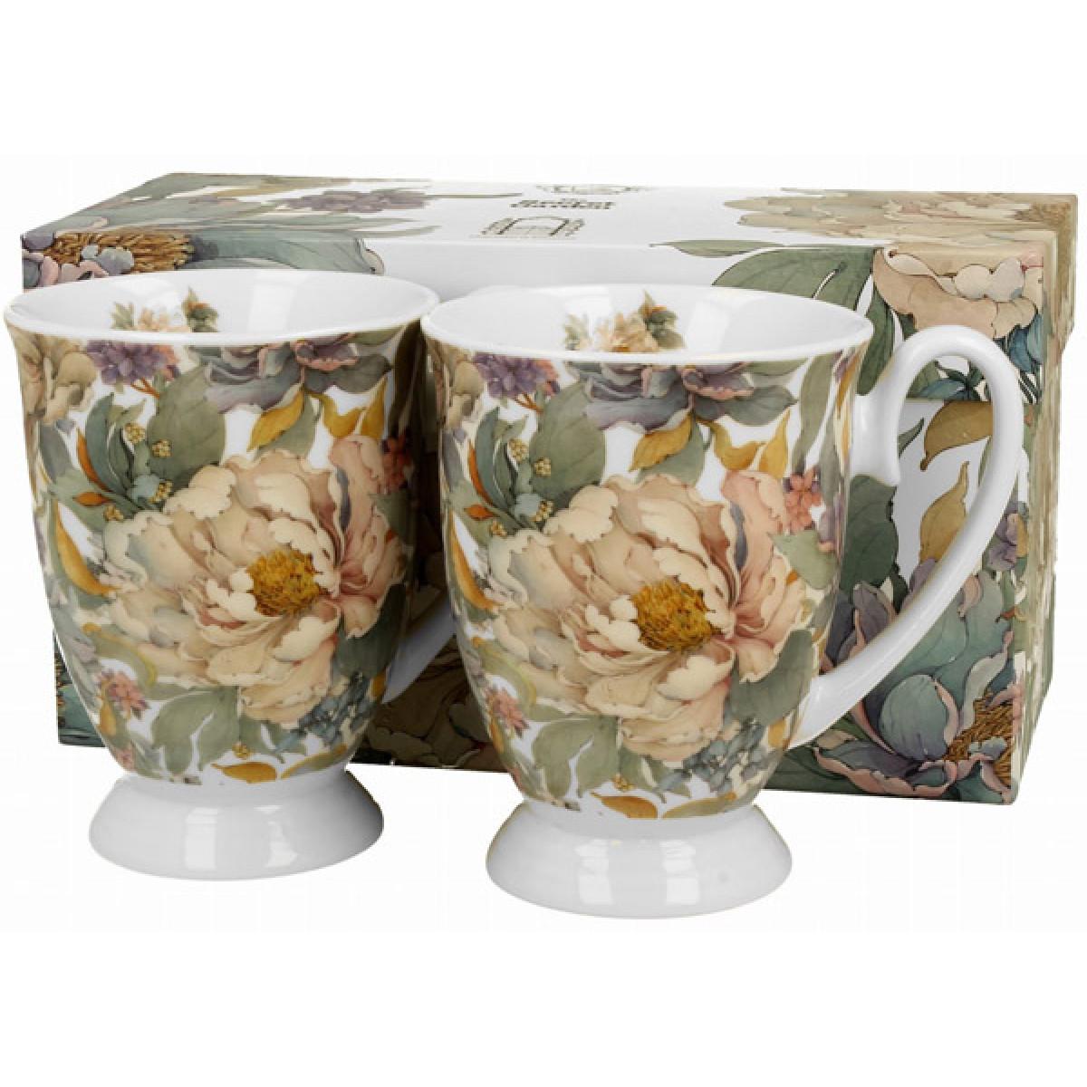 Set dve šolje PEONY WHITE 