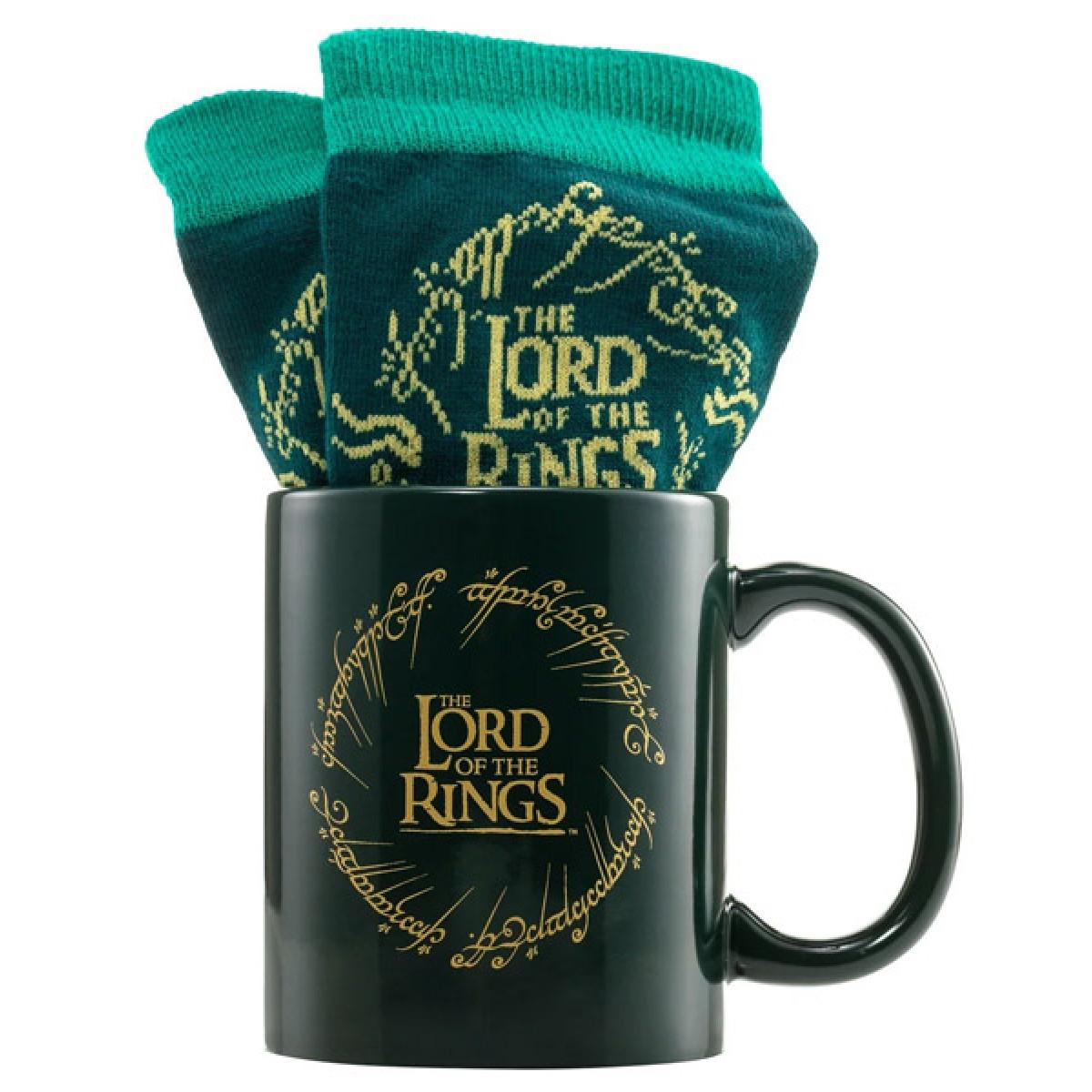 Poklon set (šolja i čarape) LORD OF THE RINGS LOGO 