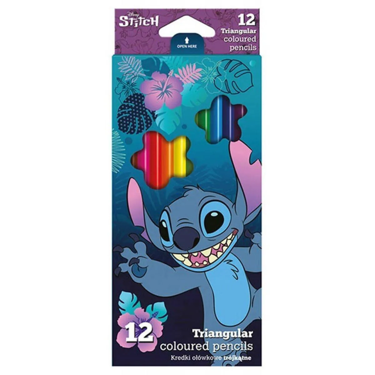 Drvene bojice STITCH 12kom 