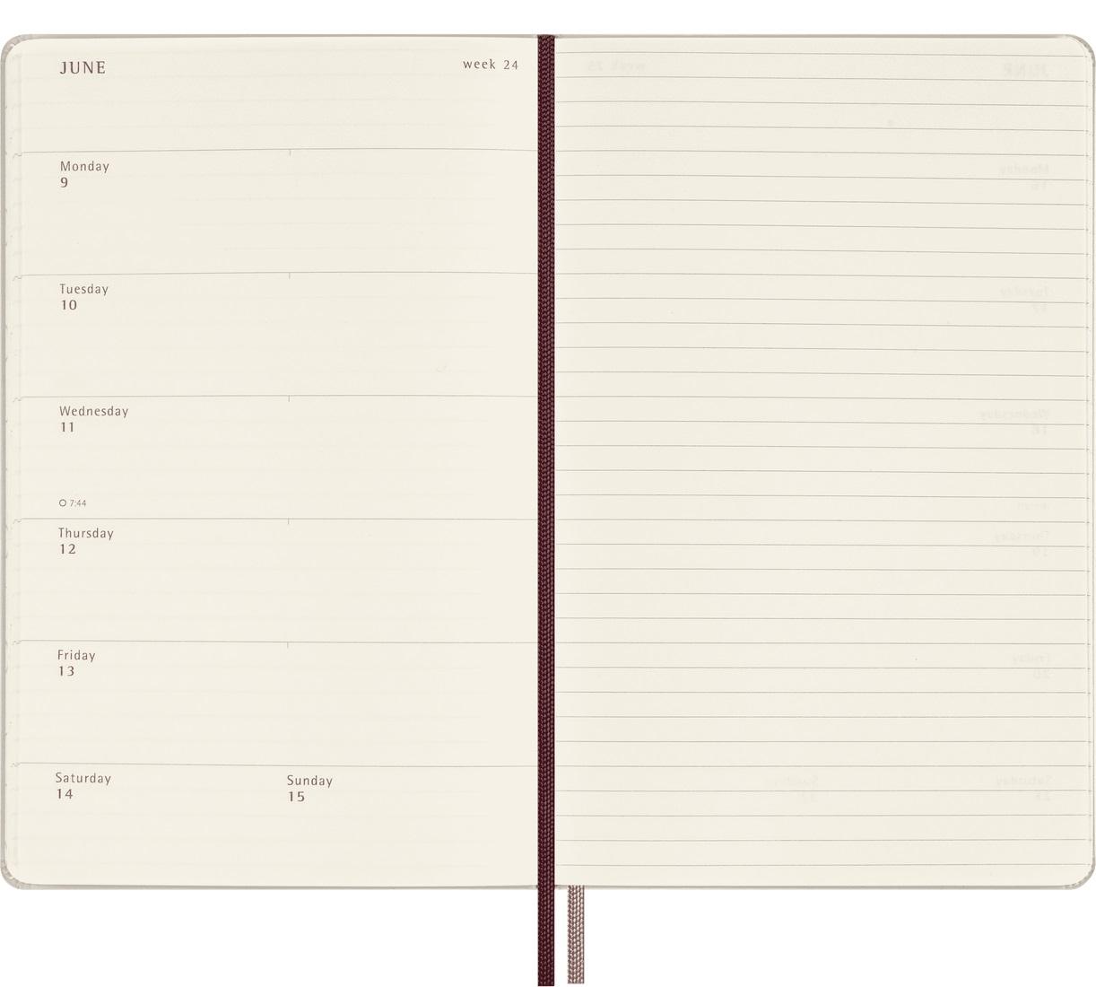 Datumirana (nedeljna) beležnica 2025 MOLESKINE WINGARDIUM Harry Potter 